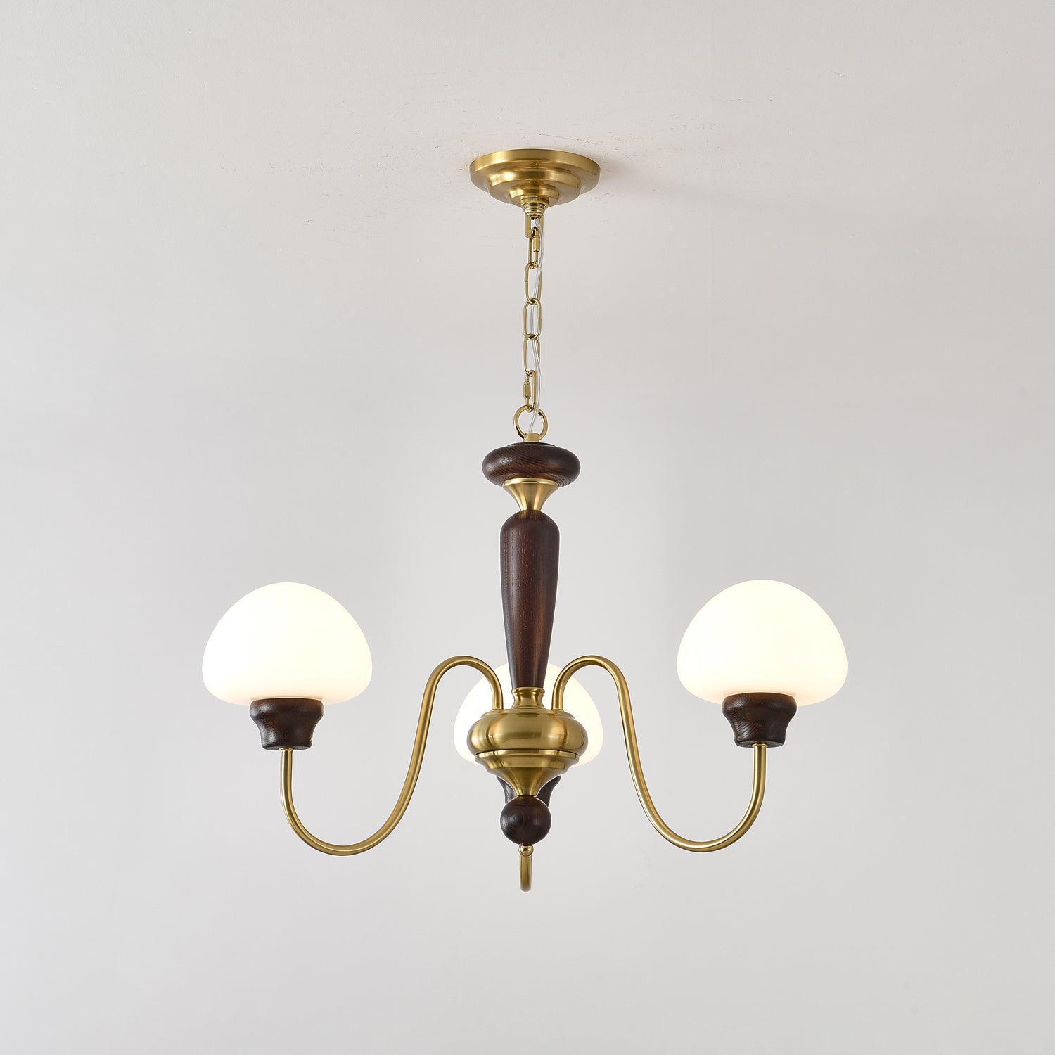 Lustre em formato de cogumelo