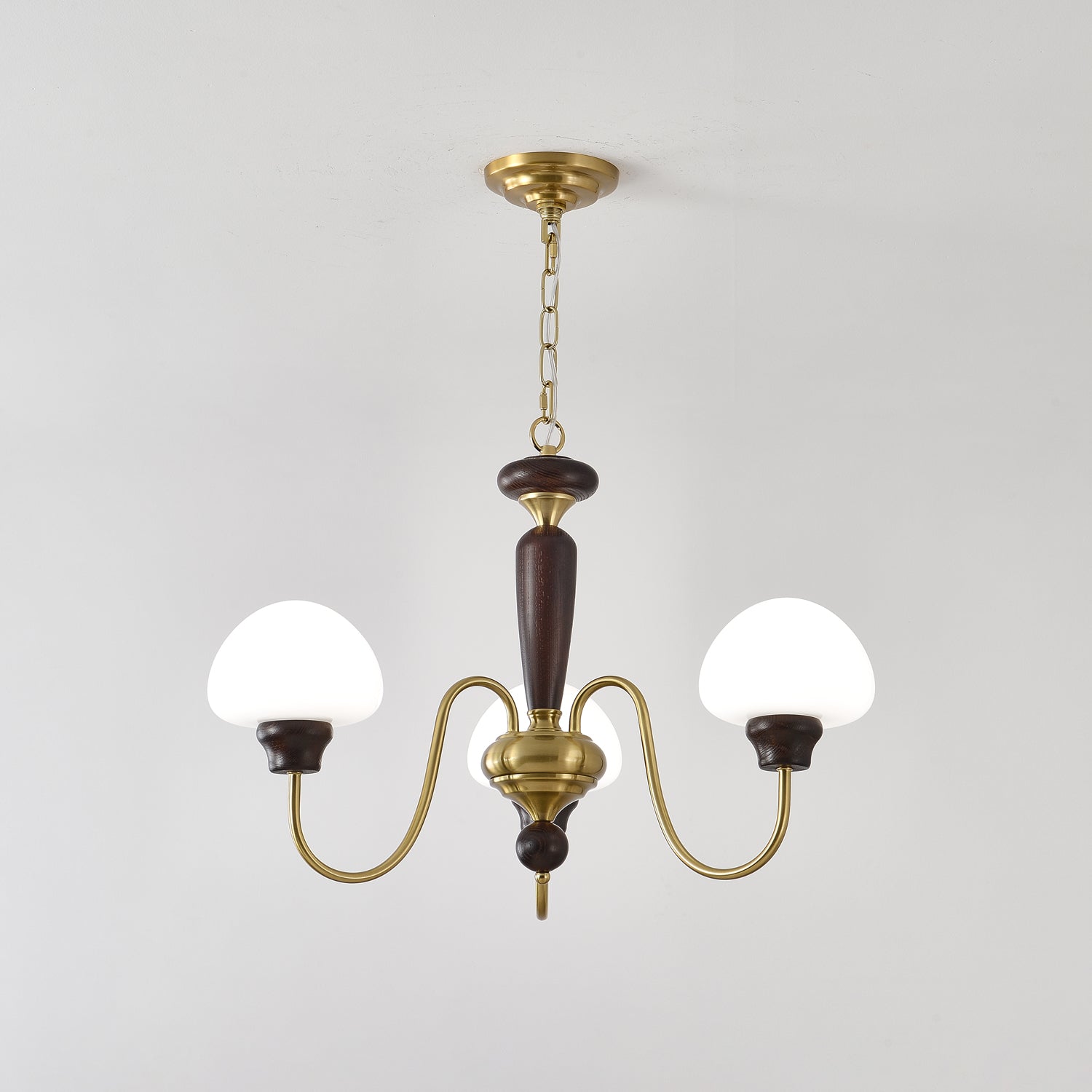 Lustre em formato de cogumelo