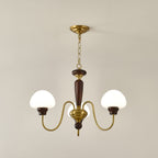 Lustre em formato de cogumelo