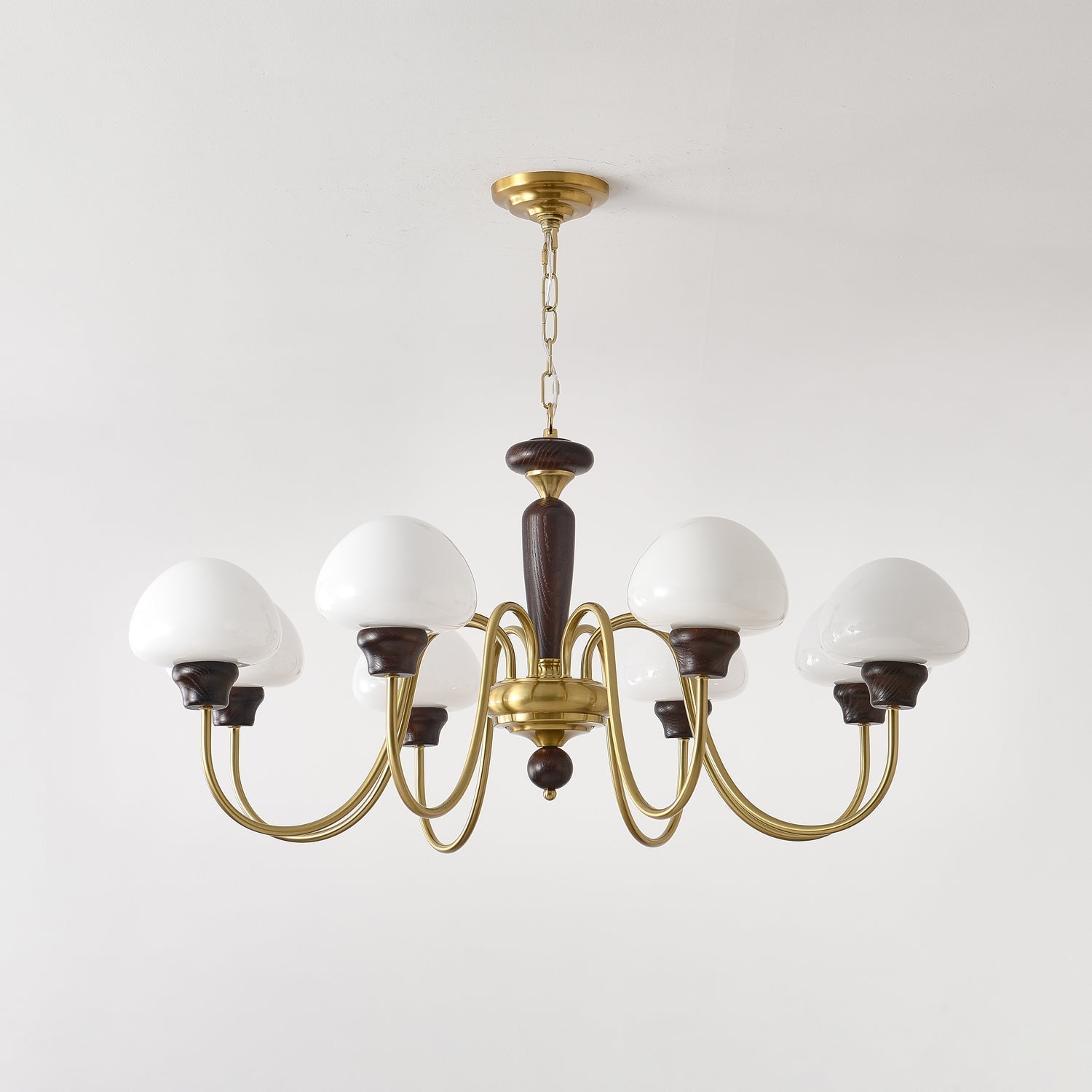 Lustre em formato de cogumelo