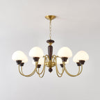 Lustre em formato de cogumelo