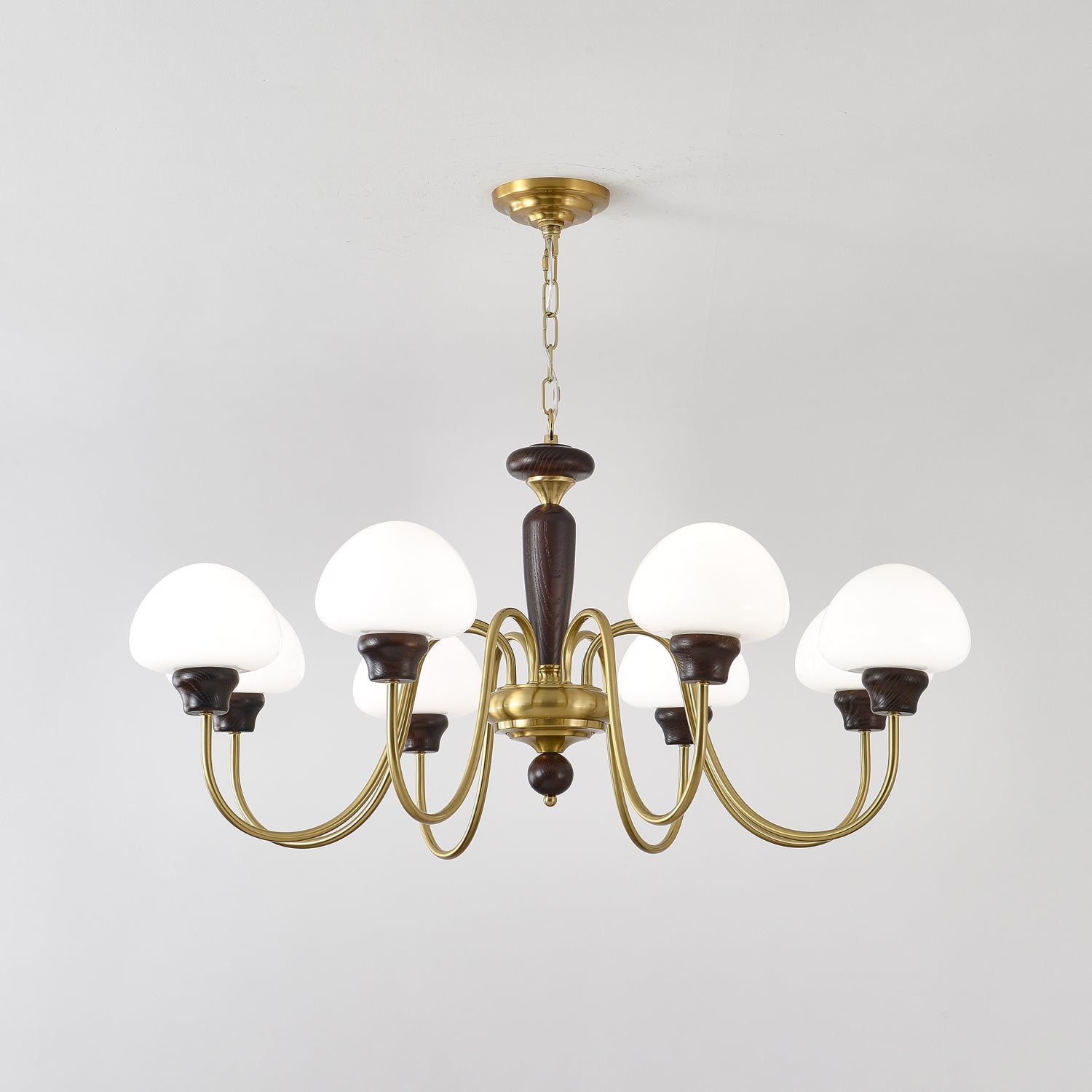 Lustre em formato de cogumelo
