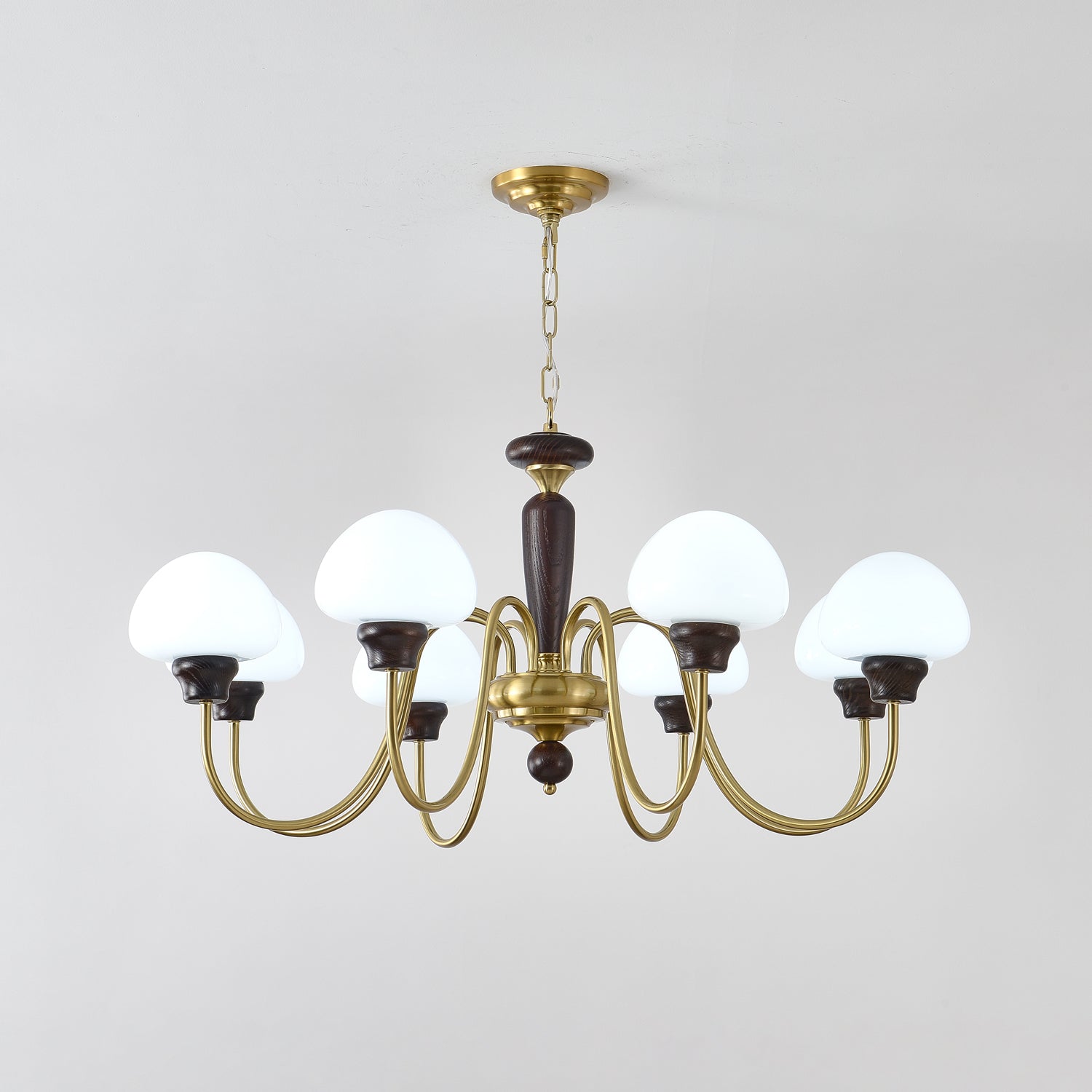 Lustre em formato de cogumelo