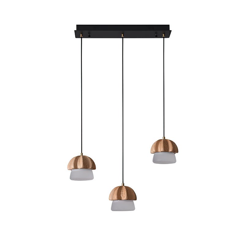Lustre em formato de cogumelo