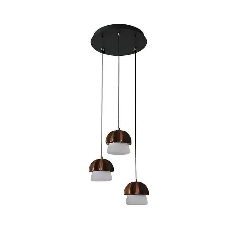 Lustre em formato de cogumelo