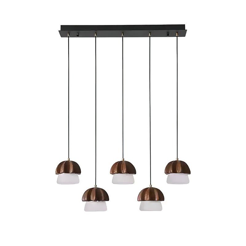 Lustre em formato de cogumelo