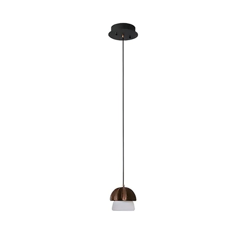 Lustre em formato de cogumelo