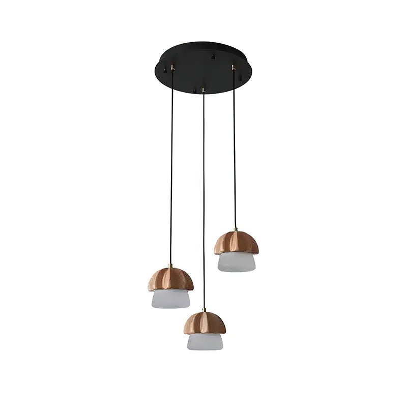 Lustre em formato de cogumelo