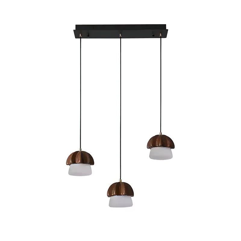 Lustre em formato de cogumelo
