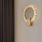 Natural Crystal Wall Lamp