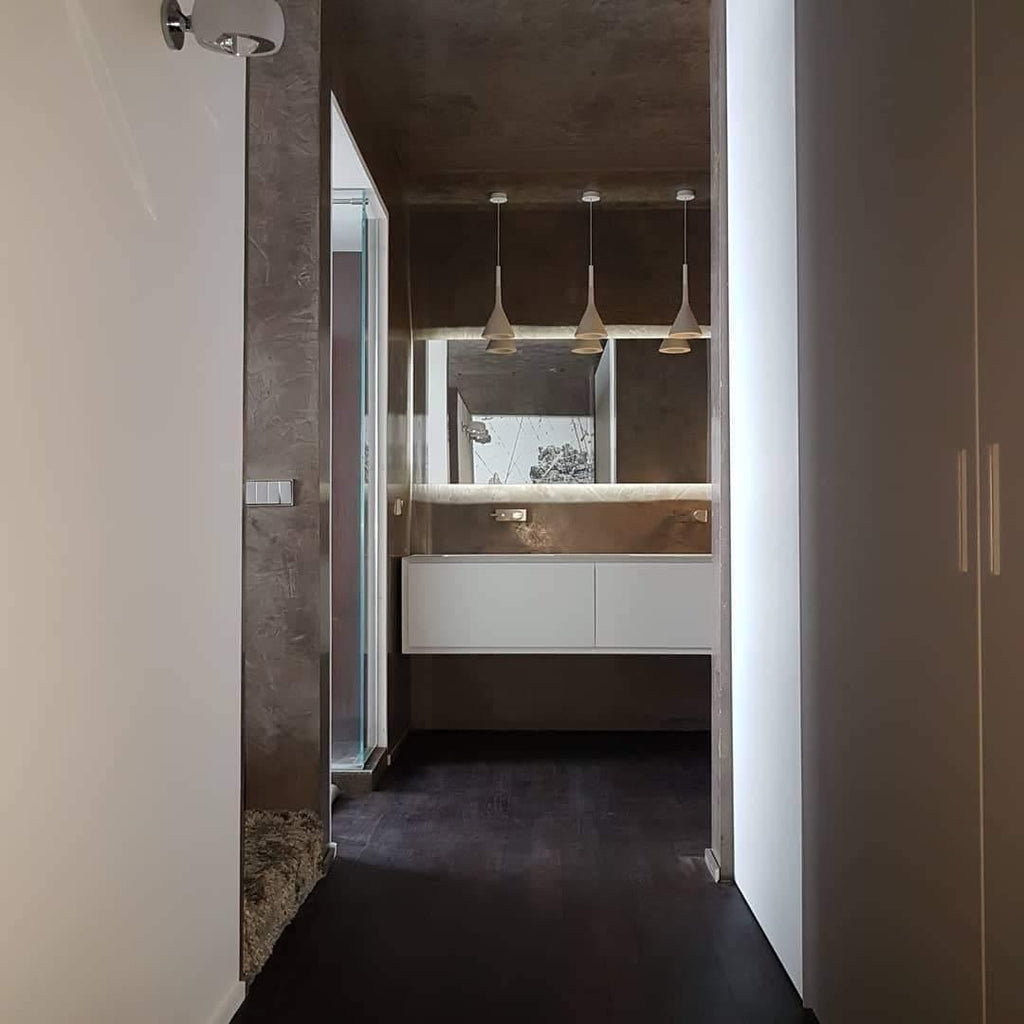 Conical Concrete Pendant Light