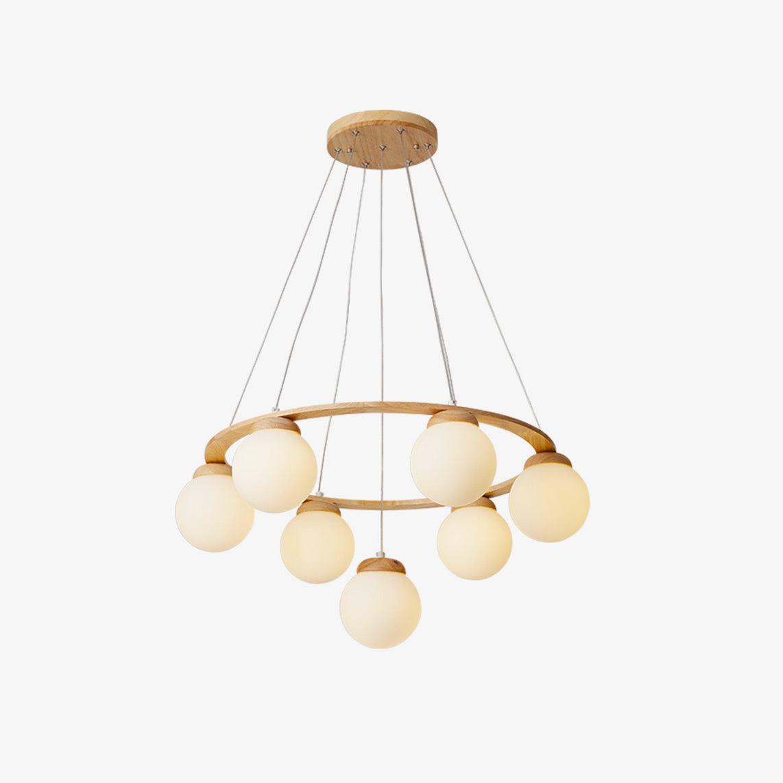 Lustre de madeira Miira 