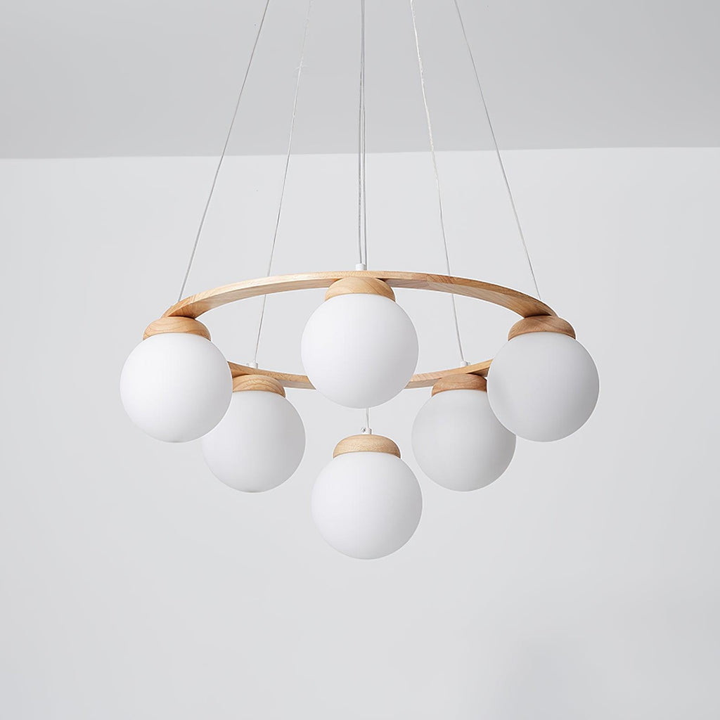 Lustre de madeira Miira 