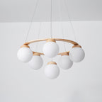 Lustre de madeira Miira 