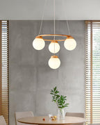 Lustre de madeira Miira 