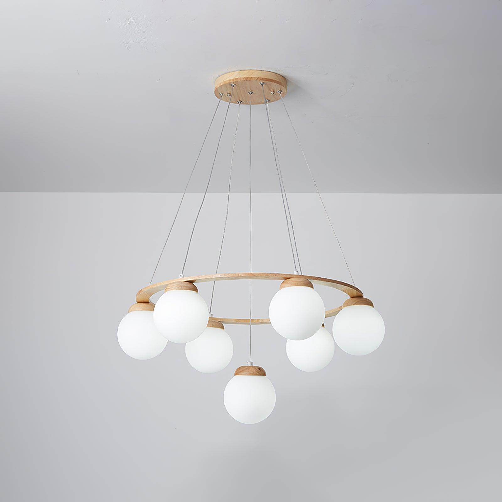 Lustre de madeira Miira 