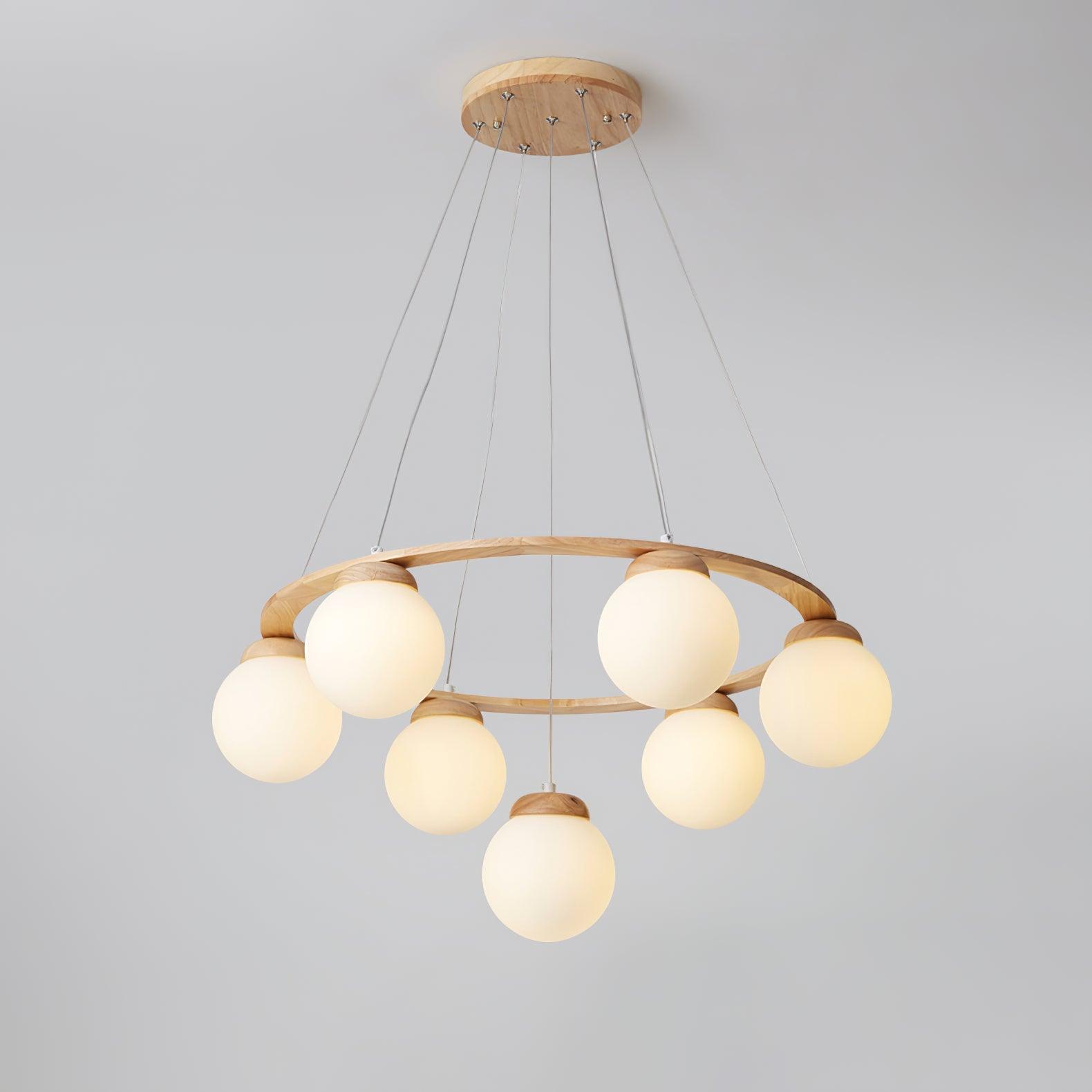 Lustre de madeira Miira 