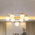 Lustre de madeira Miira 