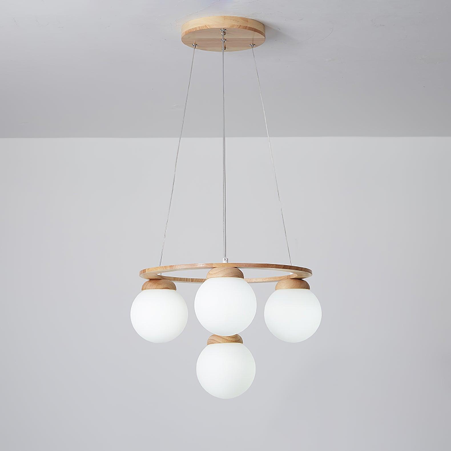 Lustre de madeira Miira 