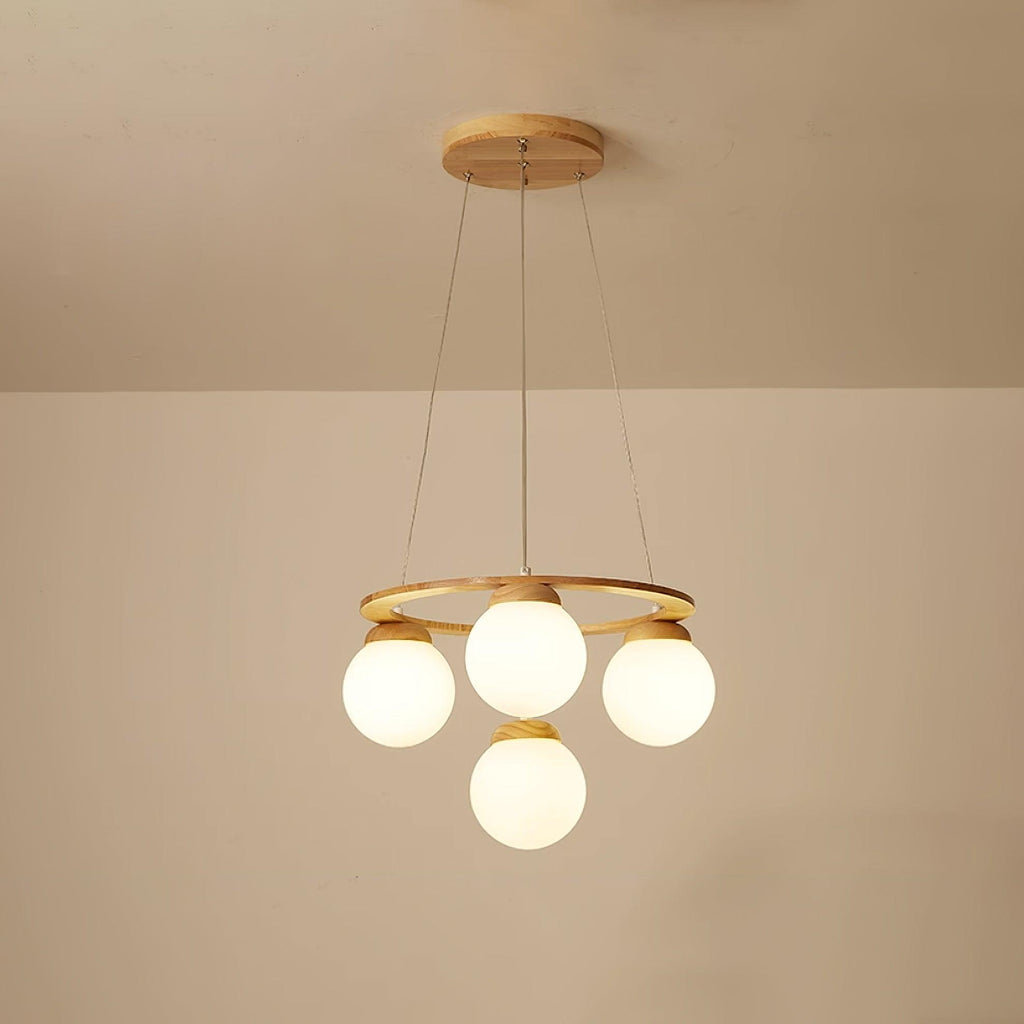 Lustre de madeira Miira 