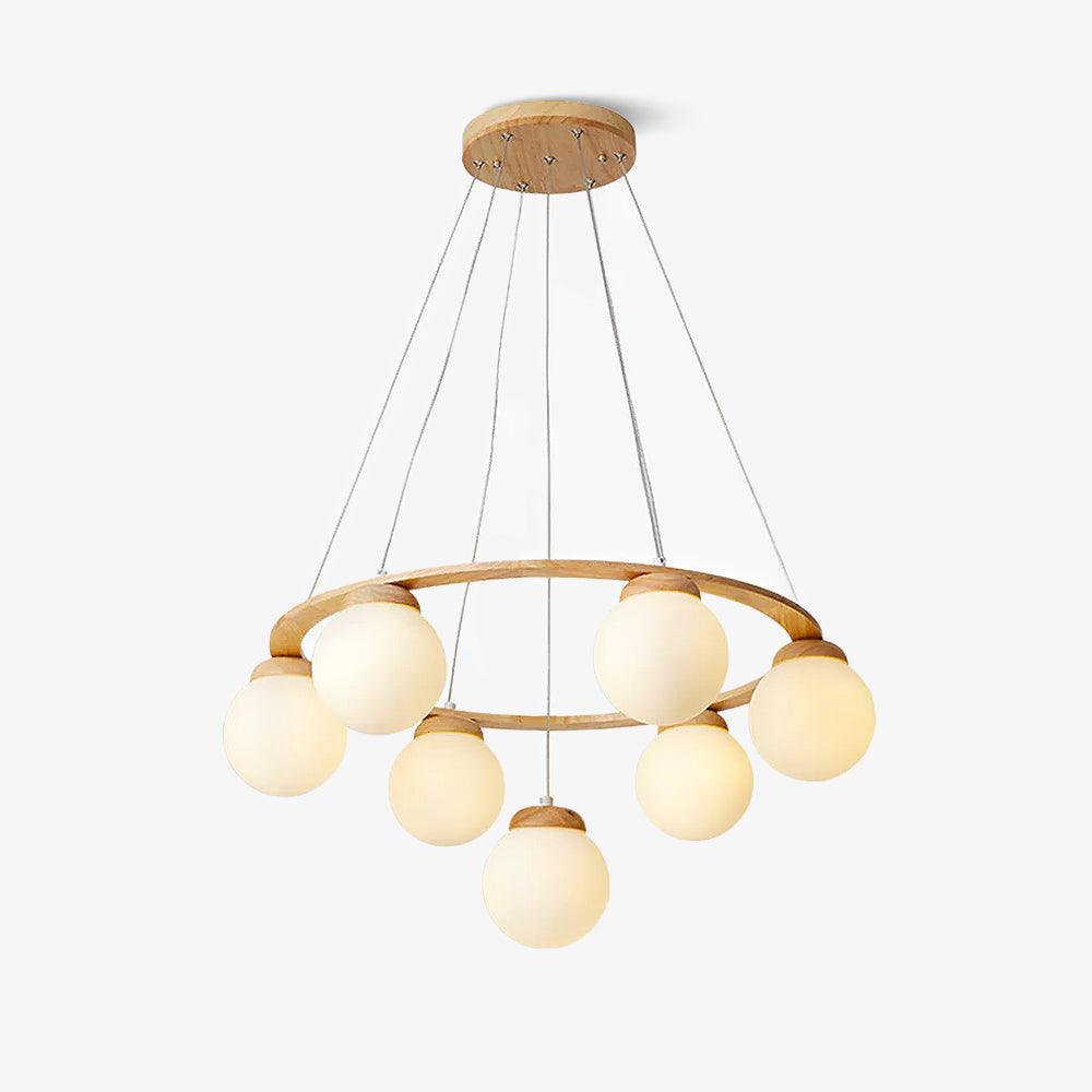 Lustre de madeira Miira 
