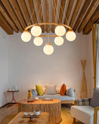 Lustre de madeira Miira 