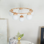Lustre de madeira Miira 