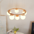 Lustre de madeira Miira 