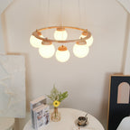 Lustre de madeira Miira 
