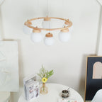 Lustre de madeira Miira 