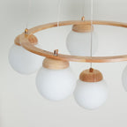 Lustre de madeira Miira 