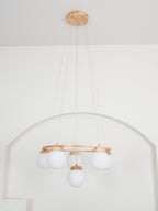Lustre de madeira Miira 