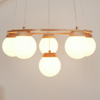 Lustre de madeira Miira 