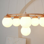 Lustre de madeira Miira 