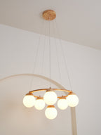 Lustre de madeira Miira 