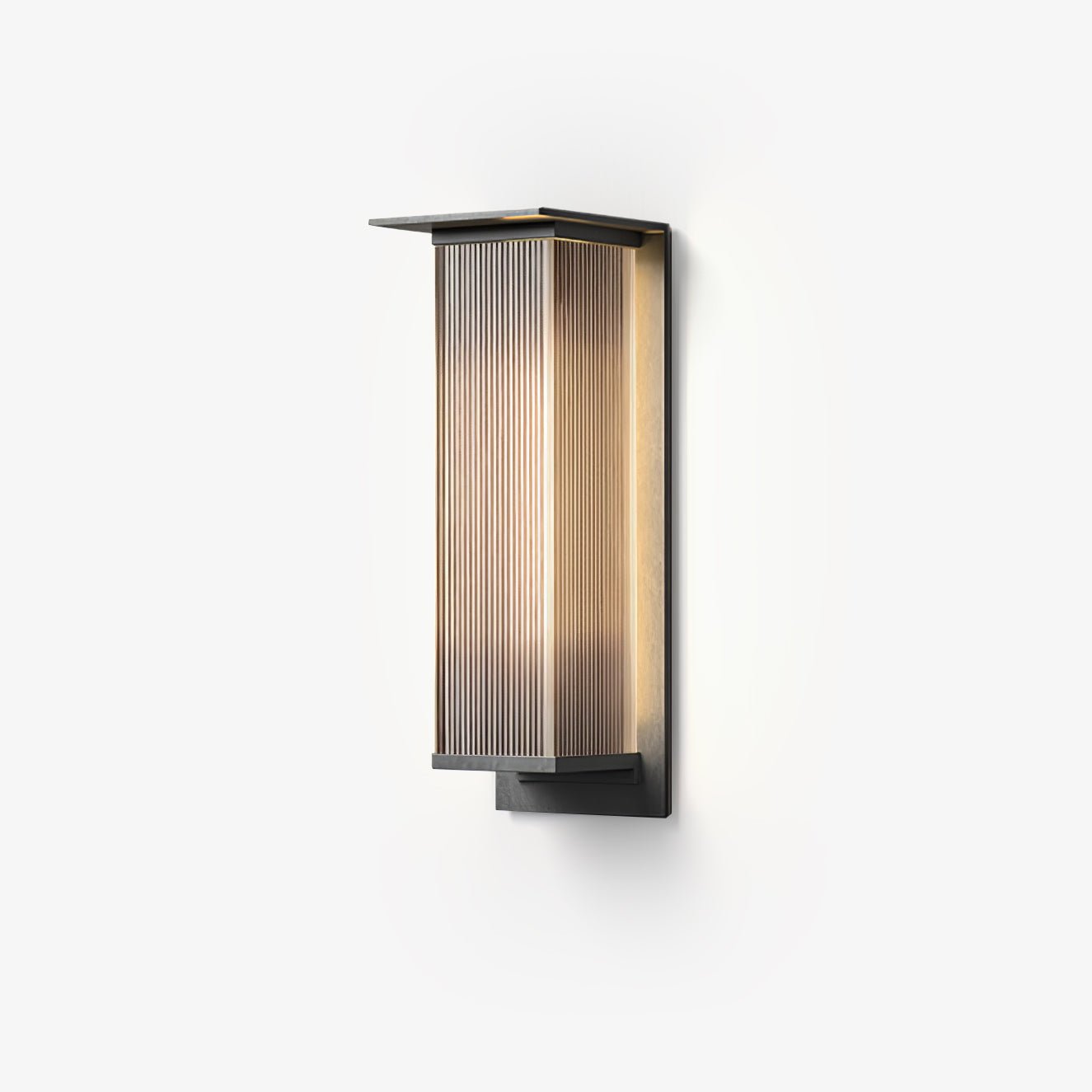 Oleron Box Outdoor Solar Wall Lamp