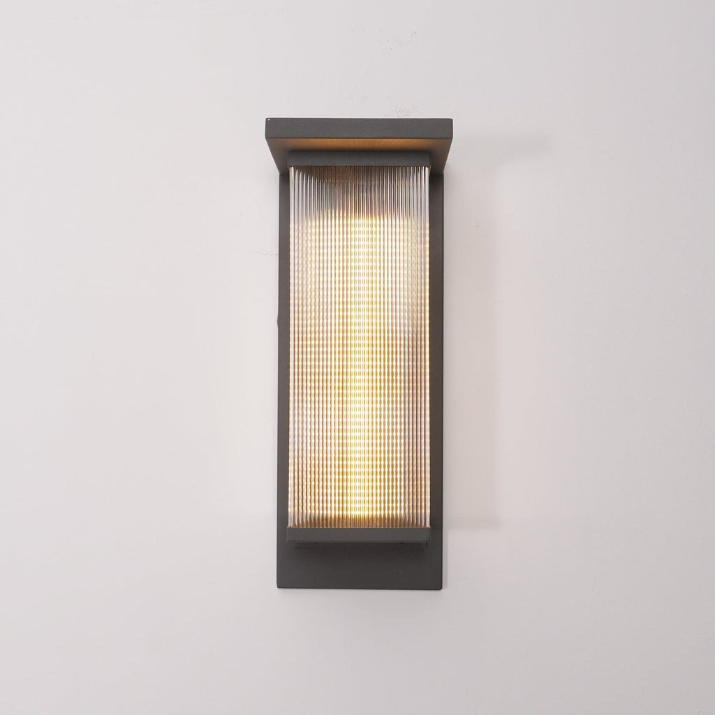 Oleron Box Outdoor Solar Wall Lamp