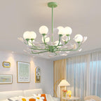 Lustre de vidro opala