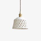 Openwork Ceramic Pendant Lamp
