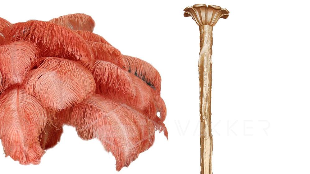 Ostrich Feather Chandelier