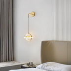 Oval Brass Wall Light
