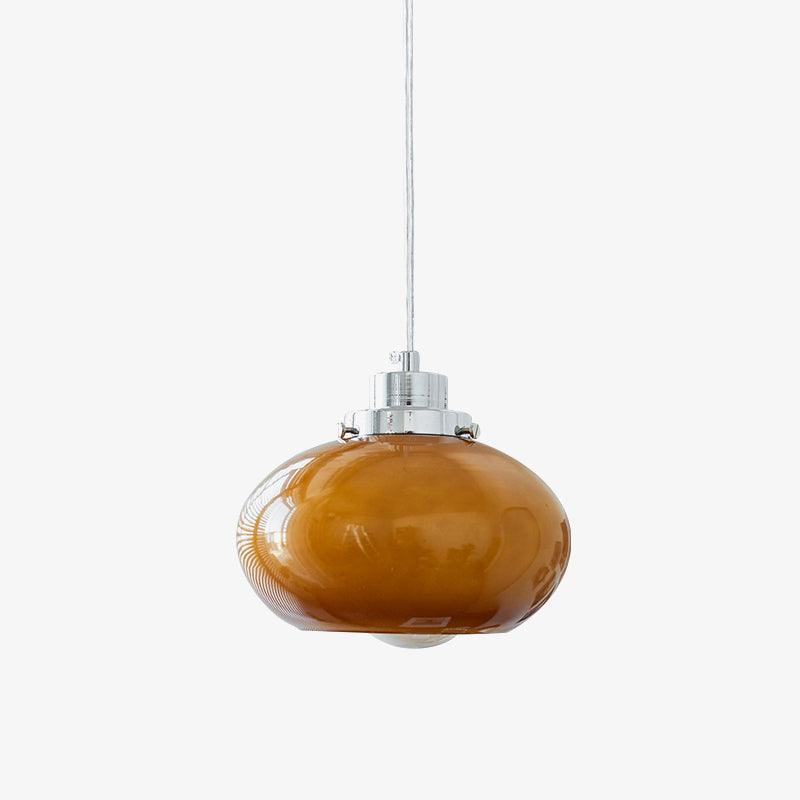 Oval Persimmon Pendant Light