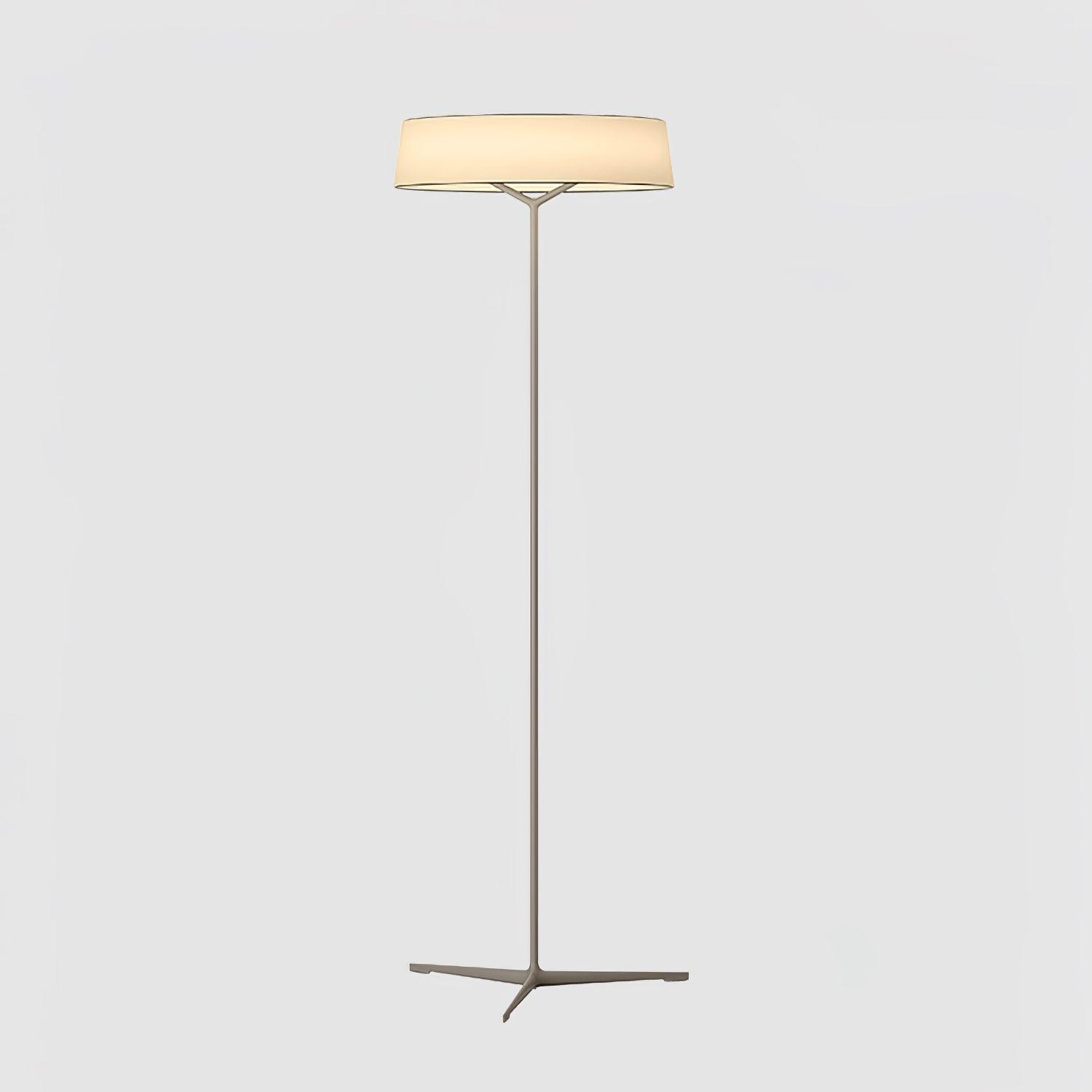 Paper Glow Circular Floor Lamp