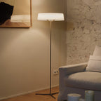 Paper Glow Circular Floor Lamp