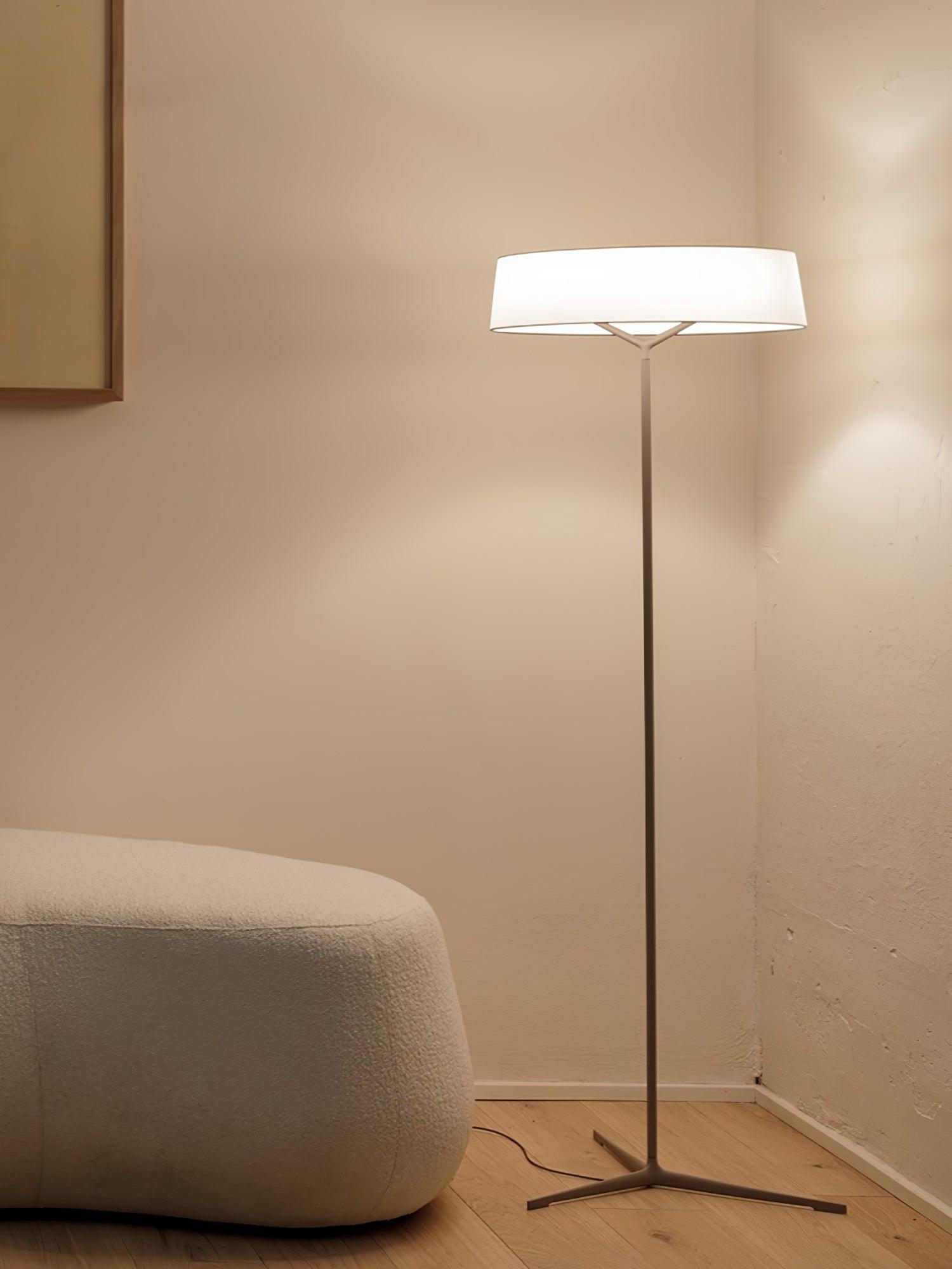 Paper Glow Circular Floor Lamp