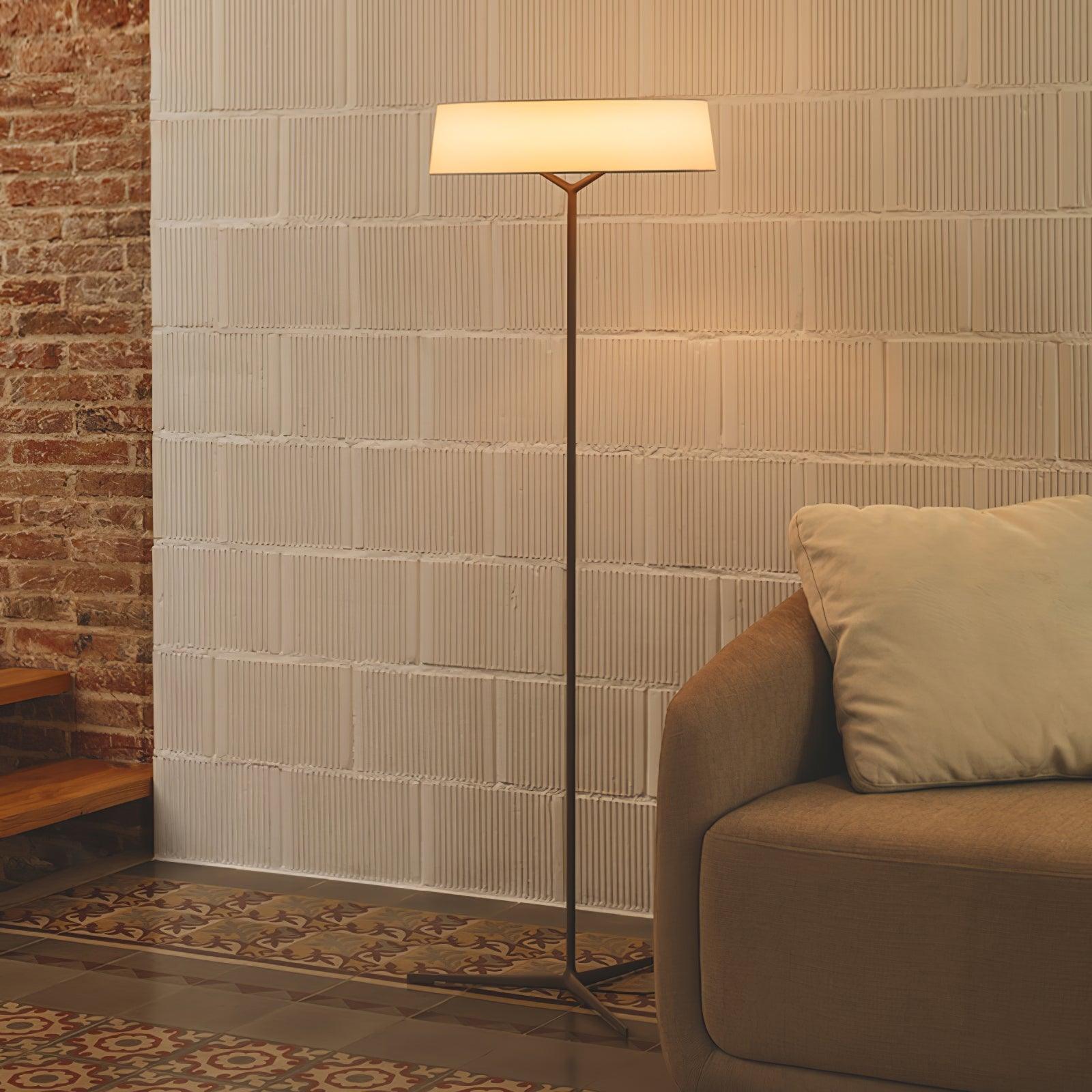 Paper Glow Circular Floor Lamp