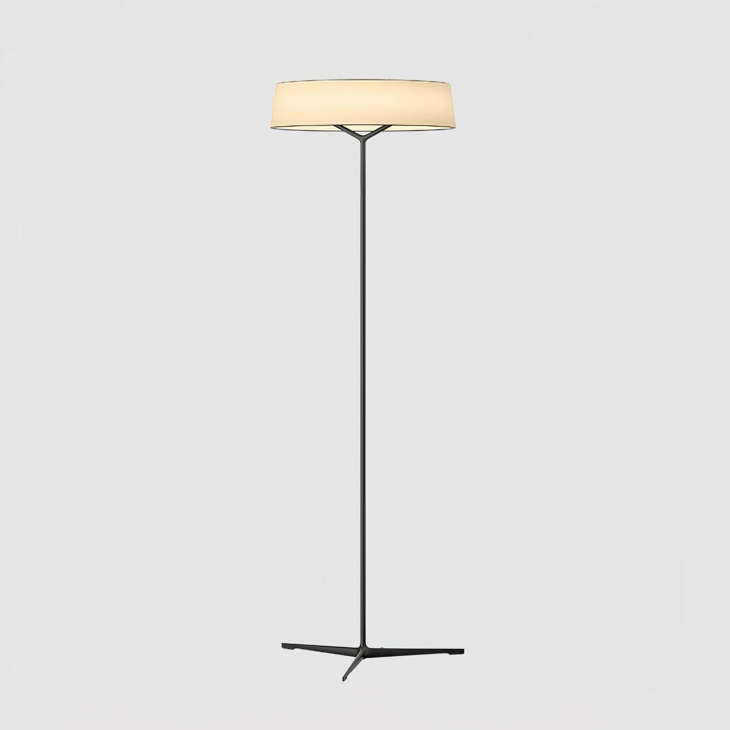 Paper Glow Circular Floor Lamp