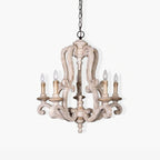 Parrotuncle Wooden Candle Chandelier