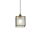 Patterned Glass Pendant Lamp