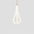 Glass Pearl Necklace Chandelier